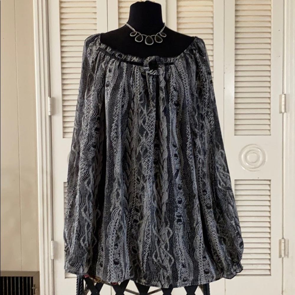 Snake skin blouse